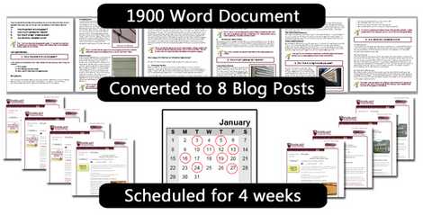 Cómo convertir documentos en artículos de blog