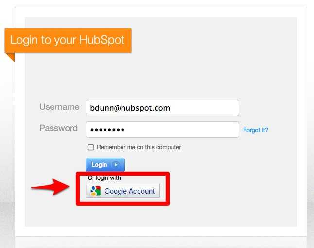 New Feature - Log in to HubSpot Using Your Gmail Credentials